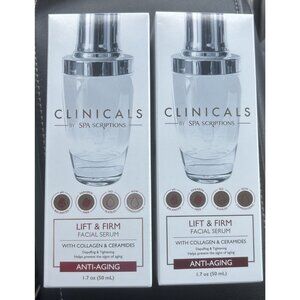 Clinicals By Spa Scriptions Lift & Firm Facial Serum 1.7oz Anti- Aging X2 A113